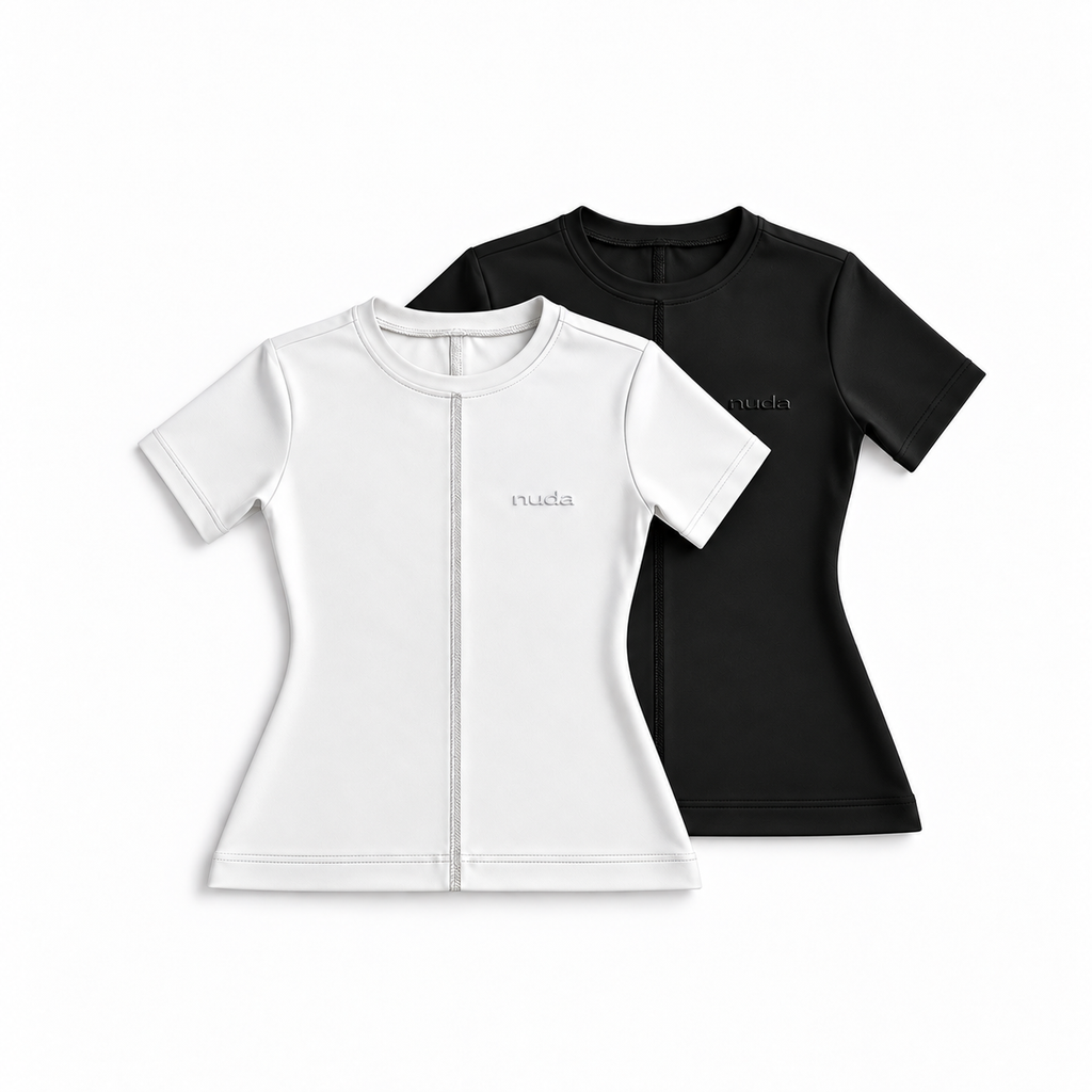 2 Pack Perfect Tee Black & White
